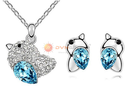 Rhodium Plated | Animal Pendant Sets